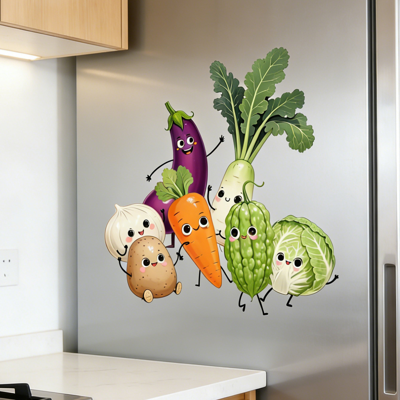 Emotionally Expressive Vegetab - Pvc Panel Background review and price