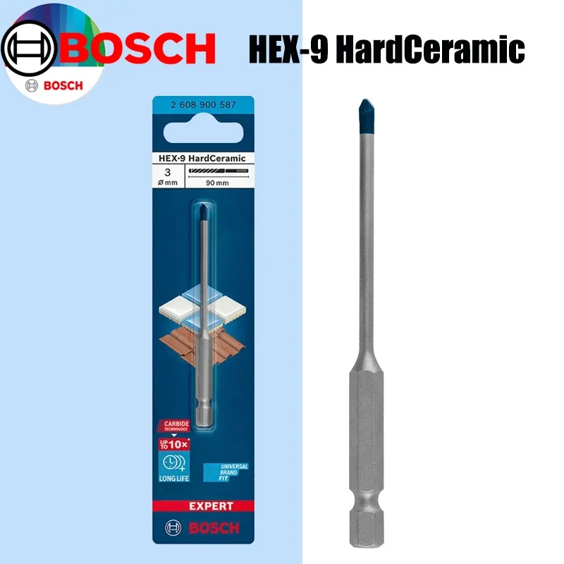 BOSCH Hex-9 Hard Ceramic Drill - Ceramic Tile Floor review and price