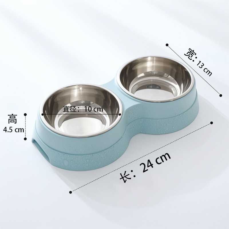 1pc Stainless Steel Double Dog - Royal Canin Food Medium review and price