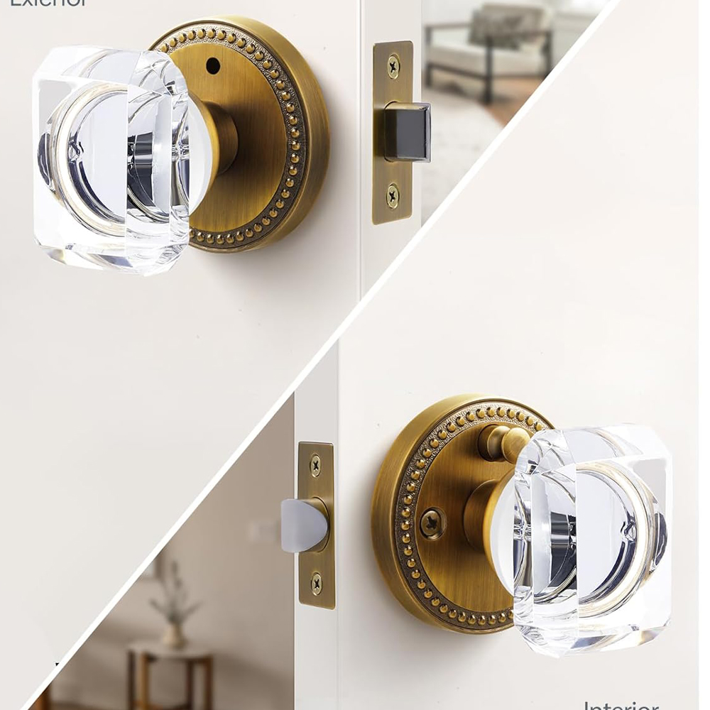 Brushed crystal door handle, p - Glass Door Hinge review and price